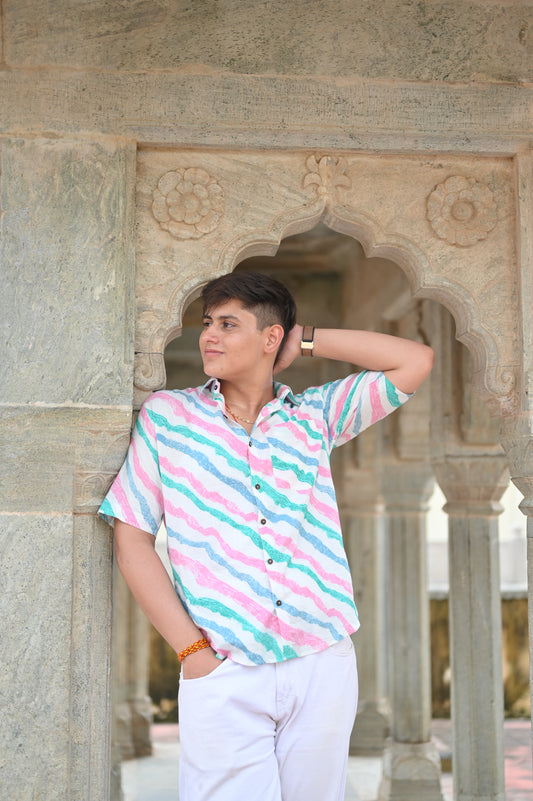 Pastel Wave Drift shirt