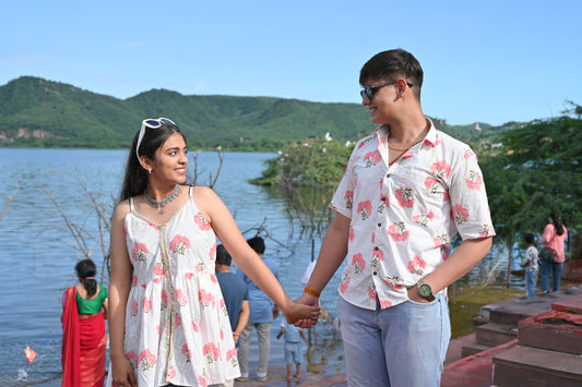 Blooming Bond Floral Couple Set