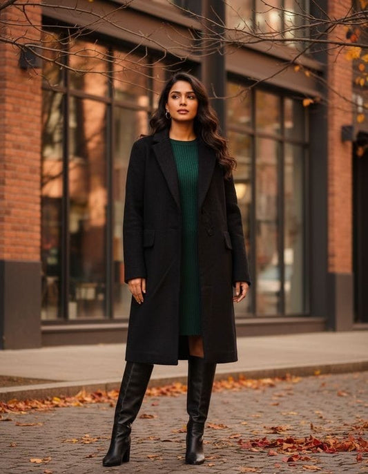 The Noire Wool Coat