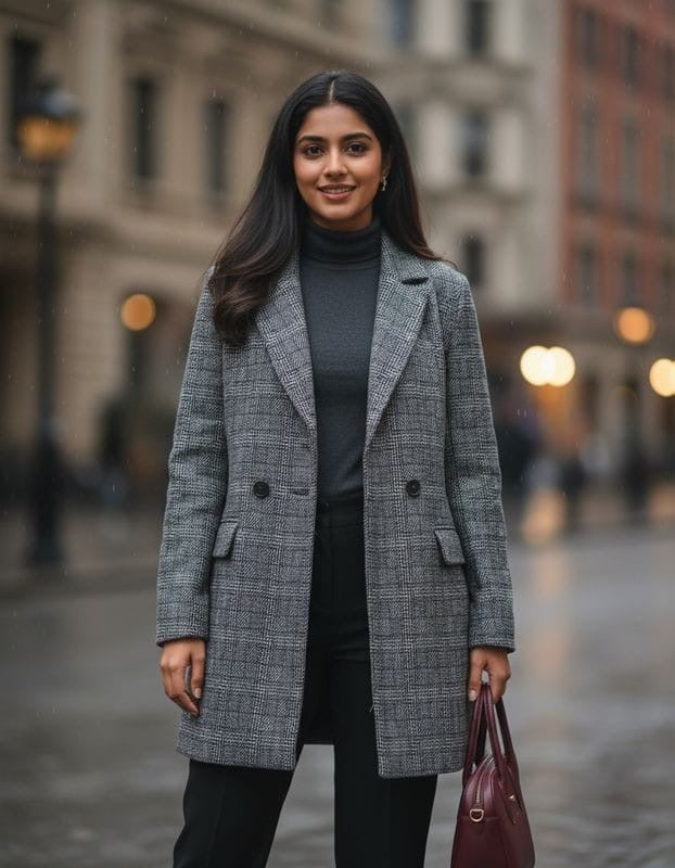 The Metropolitan Check Coat