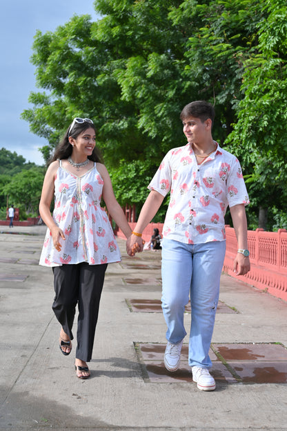 Blooming Bond Floral Couple Set