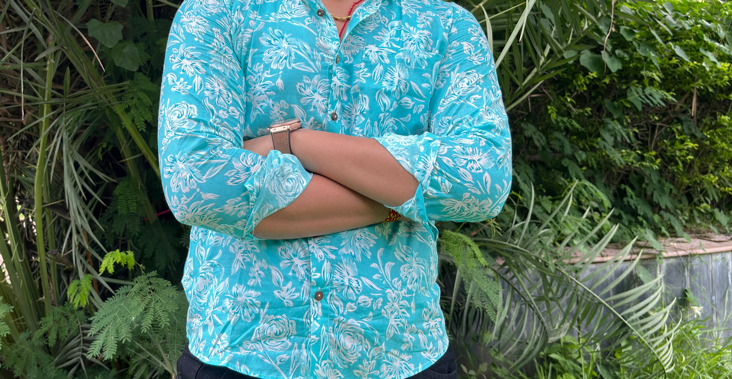 Aqua Tropic Slim-Fit Shirt