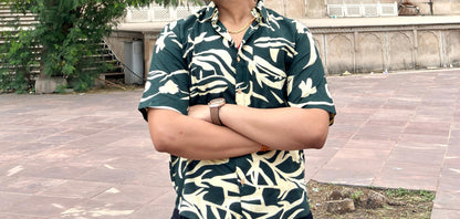 Modern Jungle Print Shirt